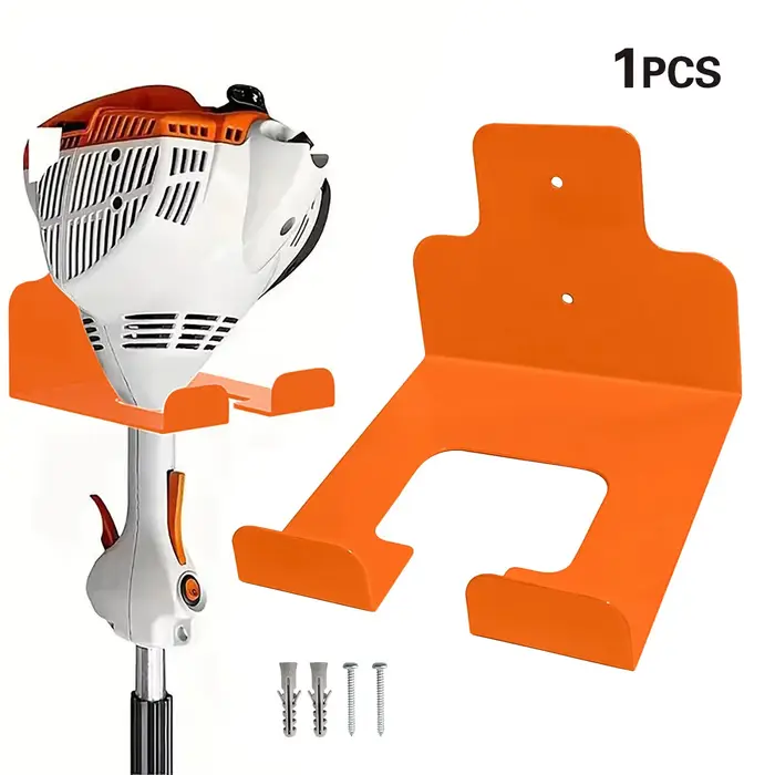 Support mural pour tondeuse et outils de jardin – Organisateur de garage pour débroussailleuse et ou