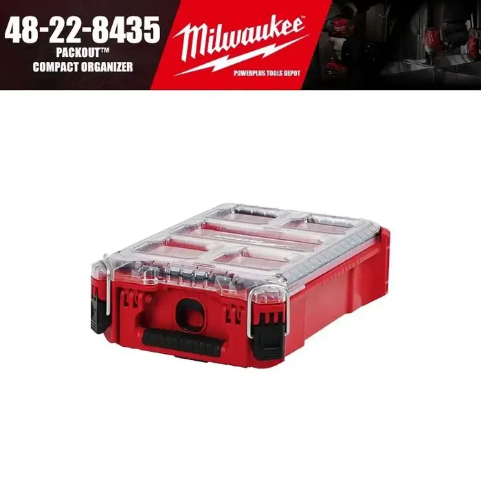 Boîte à outils importée Milwaukee Packout, boîte de rangement industrielle multifonctionnelle pour l