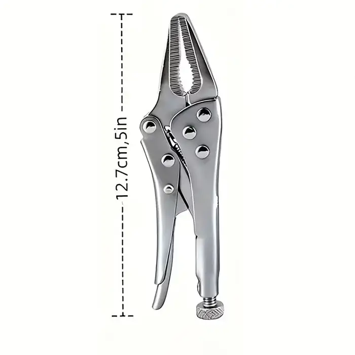 Mini pince à nez pointu robuste de 5 pouces, hauteur réglable, poignée antidérapante, outil de serra