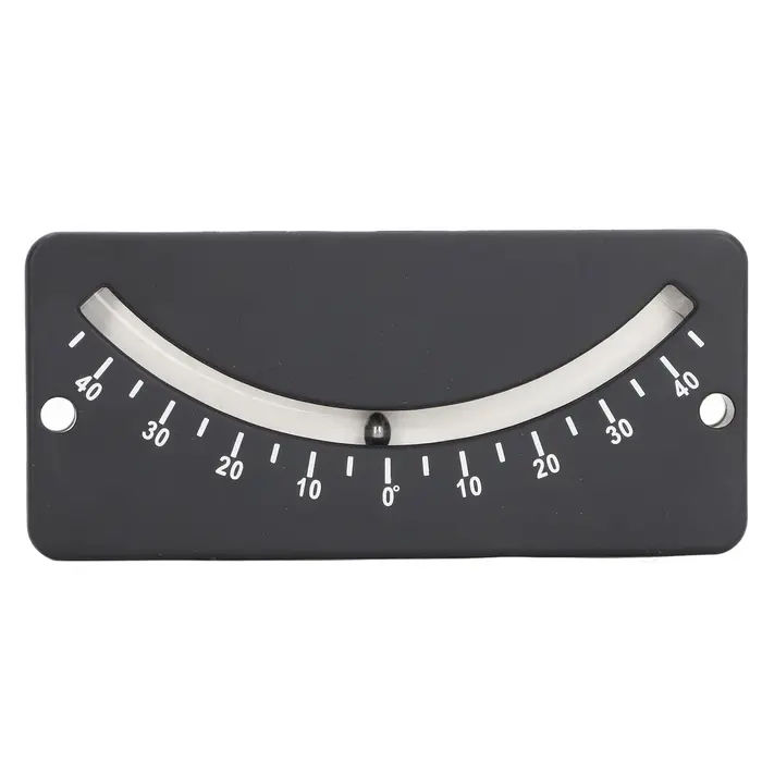 Inclinomètre d'angle Clinomètre à tube Compteur de pente de guidon - Inclinomètre de 40 à 40 degrés 
