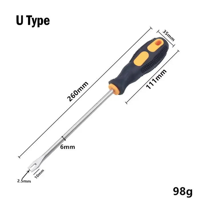 Tournevis de type UV, extracteur de clous