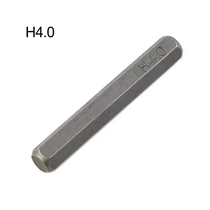 1 pièce Embout de tournevis hexagonal 4mm, embouts de tournevis électrique H0.7 H0.9 H1.3 H1.5 H2 H2