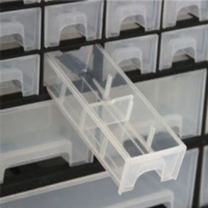 Boîte de rangement de pièces de Type tiroir en plastique