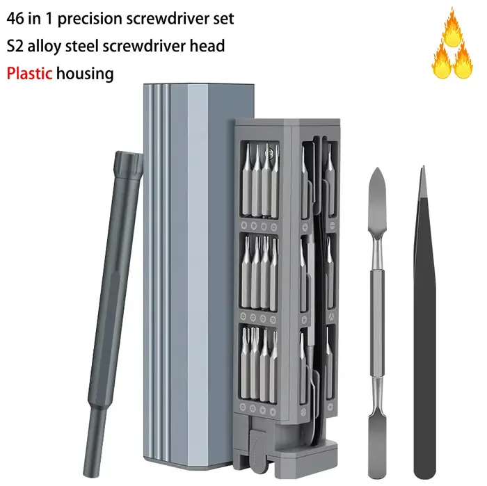 Jeu de tournevis de précision 8 32 43 46 en 1 Torx Hex Phillips
