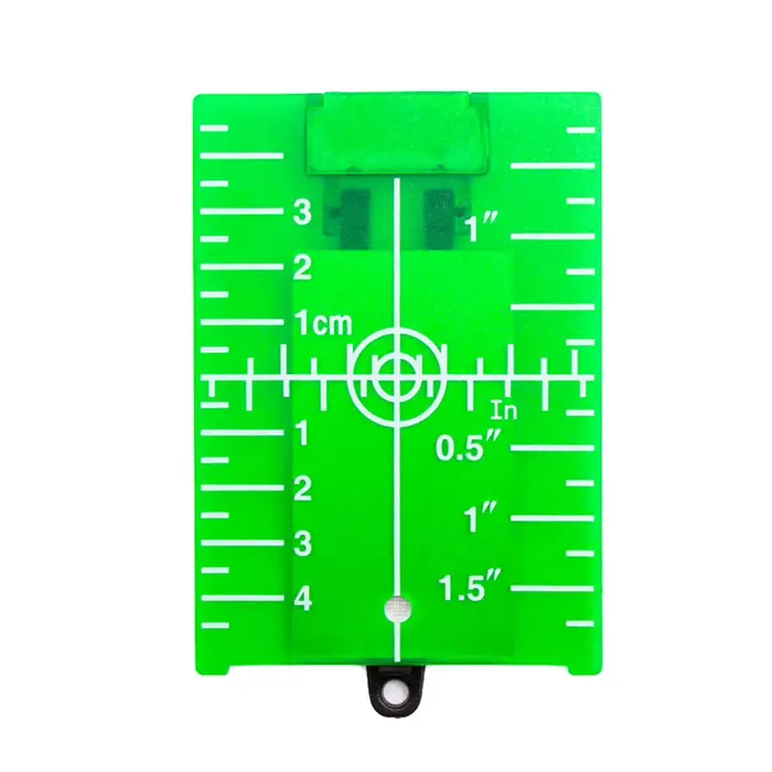 Planche de nivellement magnétique pour faisceau laser vertical/horizontal (pouces/cm)