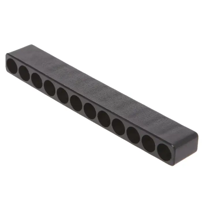 Trou de tournevis 10/12 trous tige hexagonale porte-embout tête en plastique mallette de rangement outil