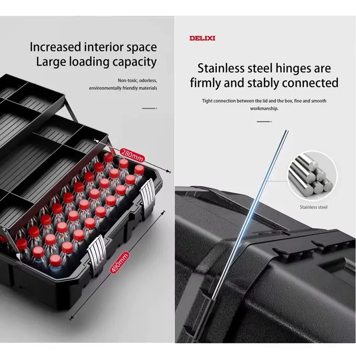 Boîte à outils pliante multicouche