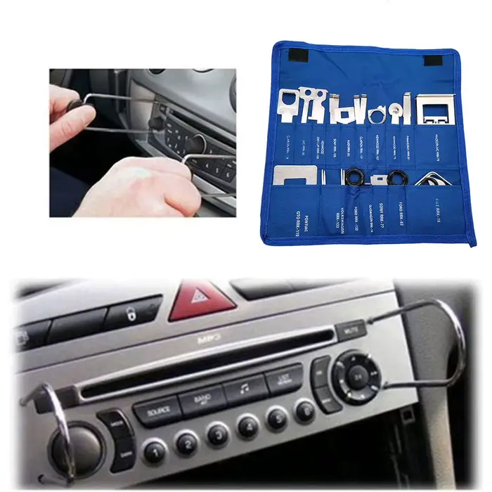 Kit d'outils clés de retrait d'autoradio