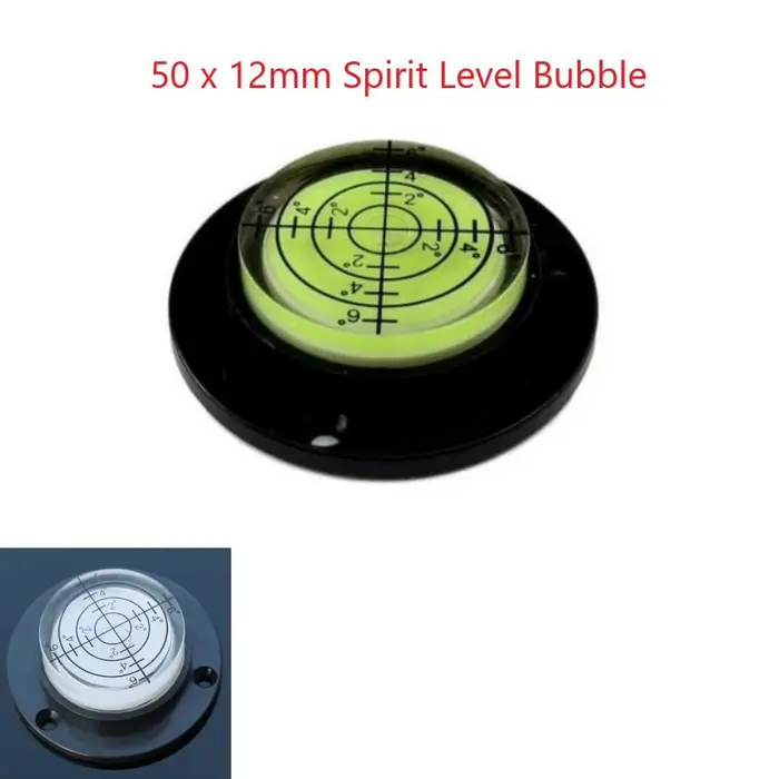 Niveau à bulle horizontal rond 50x12mm