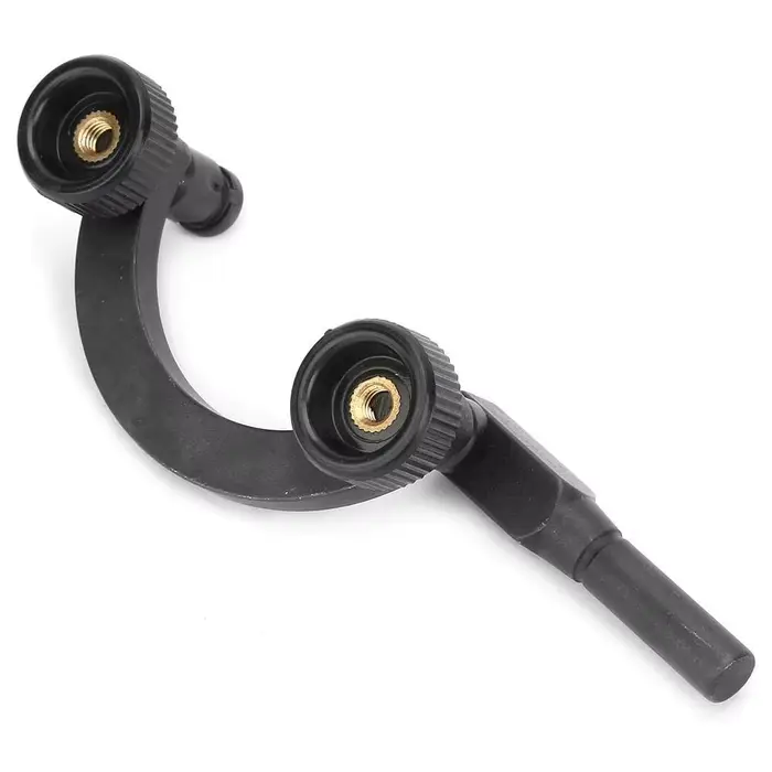 Support de table central en forme d'arc avec outil de mesure à indicateur de cadran pour l'assemblage