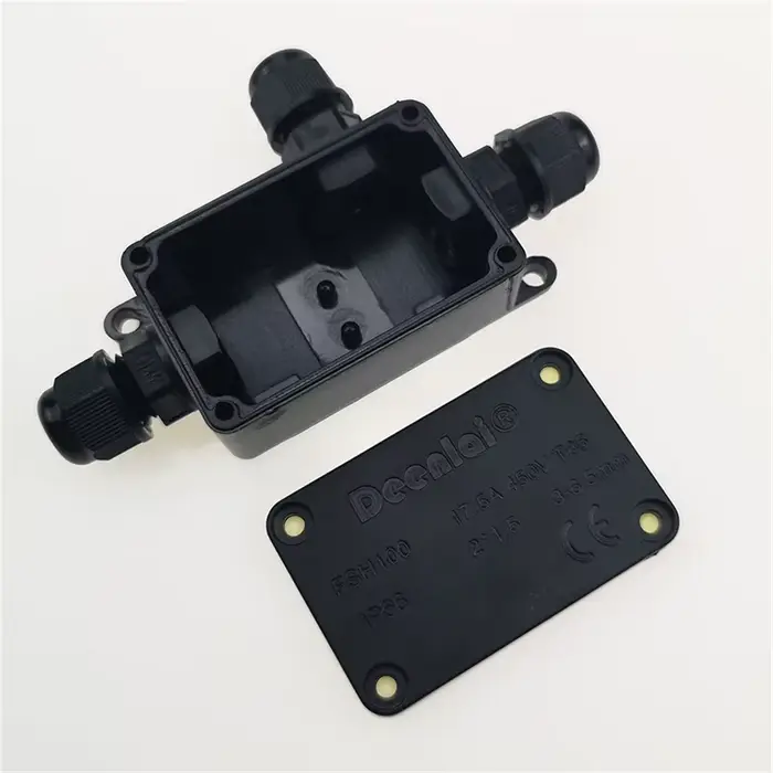 Mini boîte de jonction étanche extérieure câble extérieur en plastique
