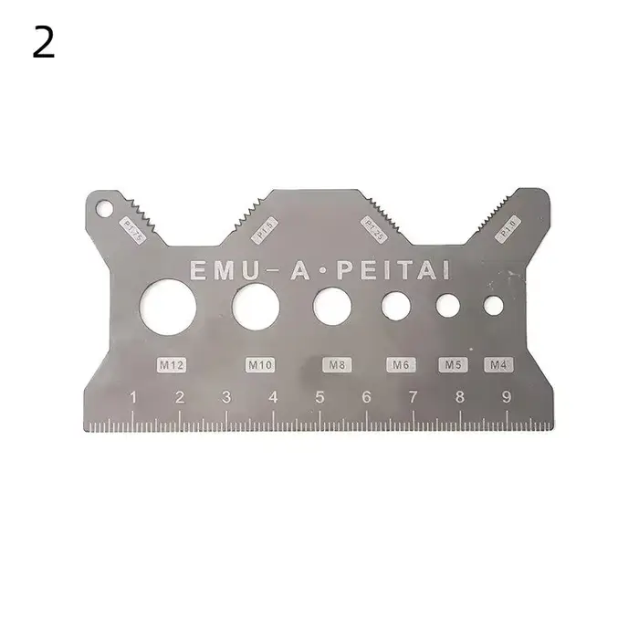NOUVEAU Jauge de pas de filetage métrique, Outil de mesure pour boulons, écrous, filetages mécanique