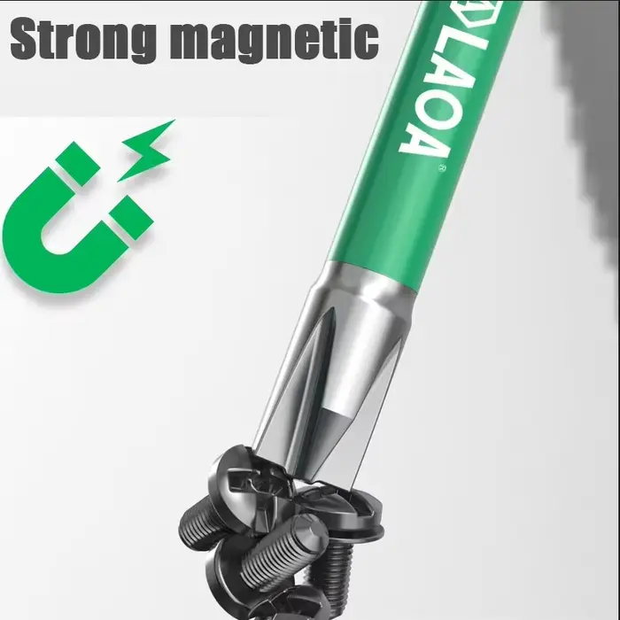 LAOA – tournevis Phillips magnétique puissant, embout de tournevis S2 pour électriciens PH2