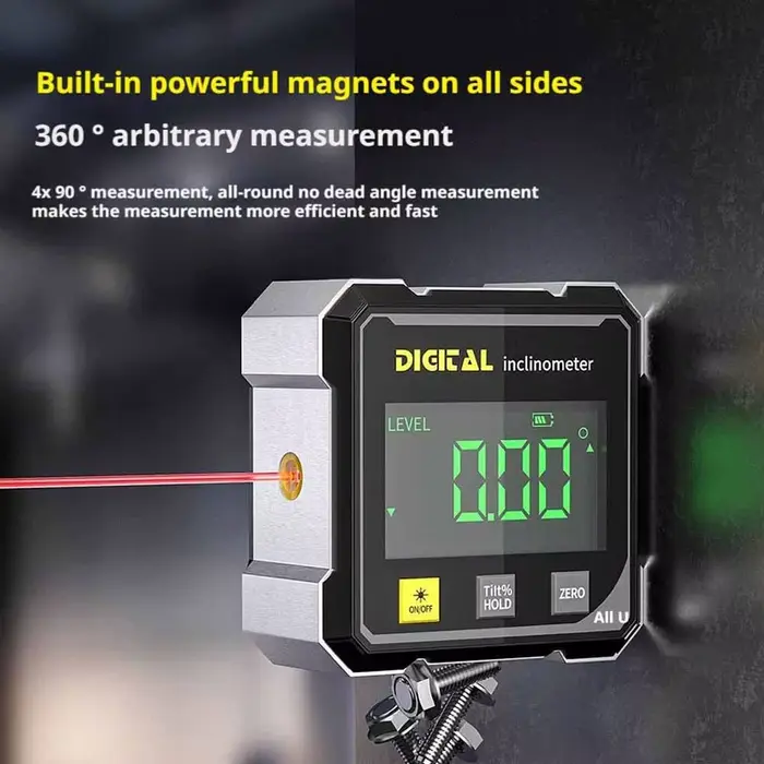 Inclinomètre Laser Double face domestique multifonctionnel