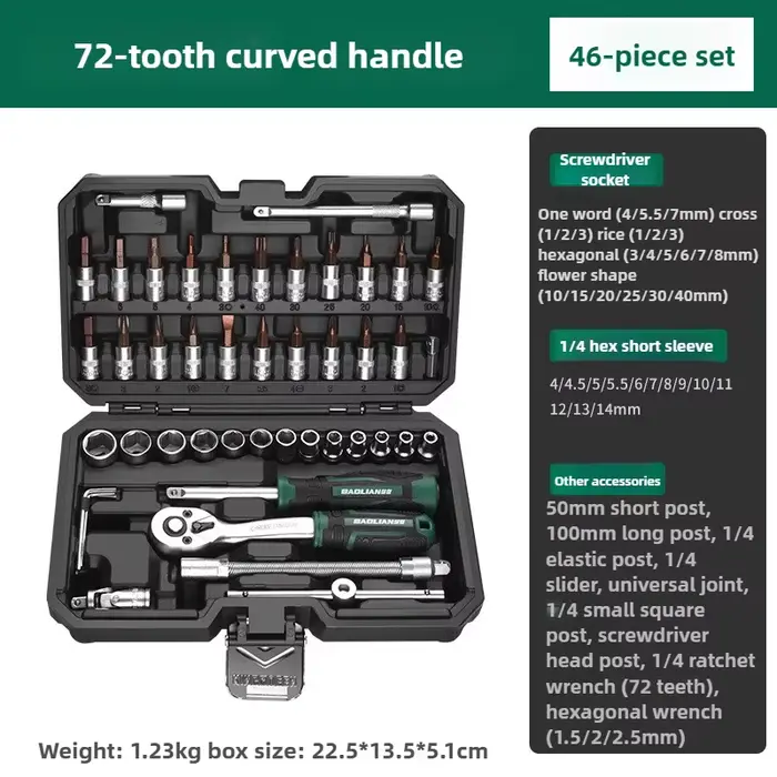 Ensemble d'outils professionnels de réparation automobile, outils d'entretien de qualité industriell