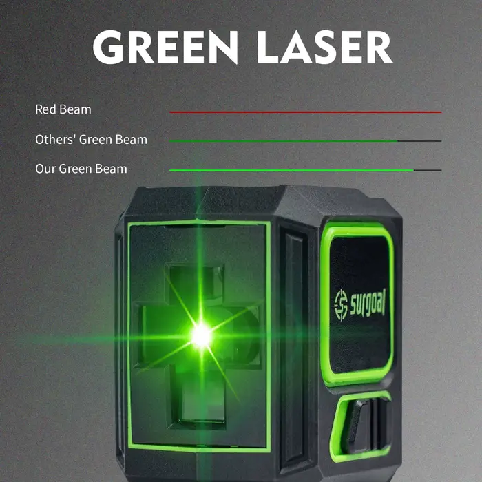 Niveau laser à 2 lignes vert