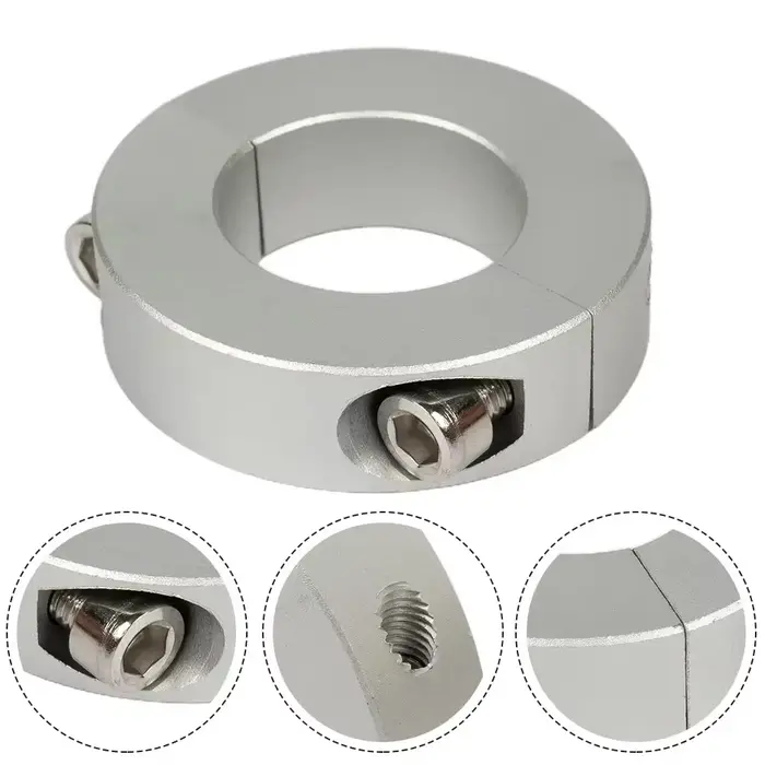 1 pièces collier d'anneau de serrage Double fente 6mm à 40mm diamètre intérieur collier d'arbre pinc