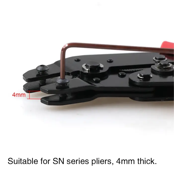 Pince à sertir, jeu de mâchoires à sertir, mâchoires à fente de 4mm, SN-48BS/58B/02C/2546B/2549 /06/