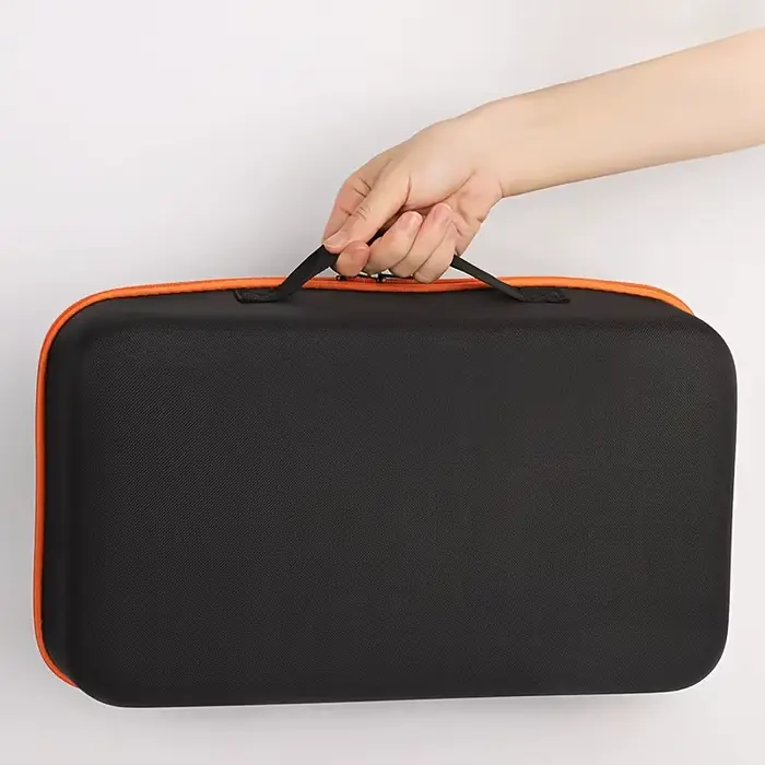 Boîte de rangement d'outils avec plusieurs compartiments et sacs à fermeture éclair - Sac