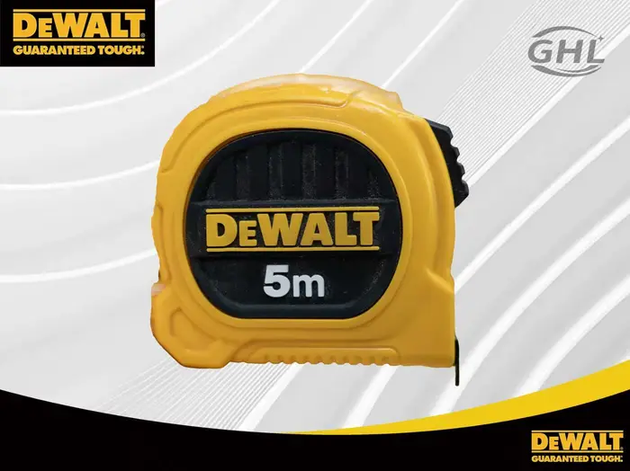 Ruban à mesurer DEWALT de 5 mètres et 7