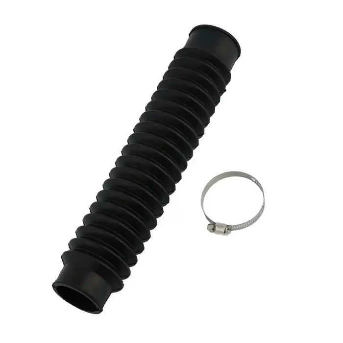 Tube de filtre à air flexible noir pour moto