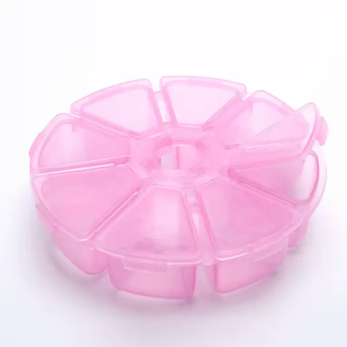 Boîte à outils ronde en plastique