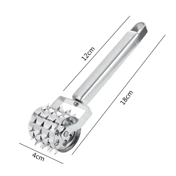Attendrisseur de viande en acier inoxydable, marteau à rouleau pour Steak, pounders de porc sur les côtés, outils de cuisine, 1 pièces
