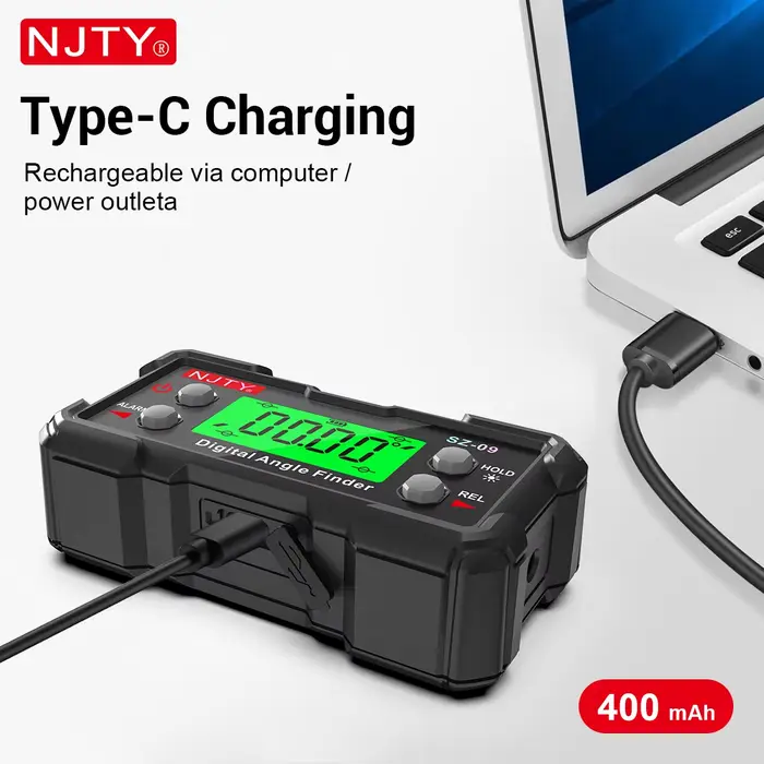 Nouveau rapporteur d'angle numérique électronique mini 360 degrés