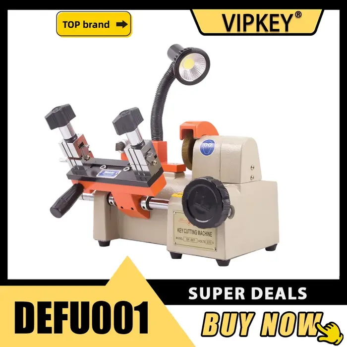 Machine DEFU-001 de copie de coupe de clé horizontale avec la tension de 220V 110V pour la maison de