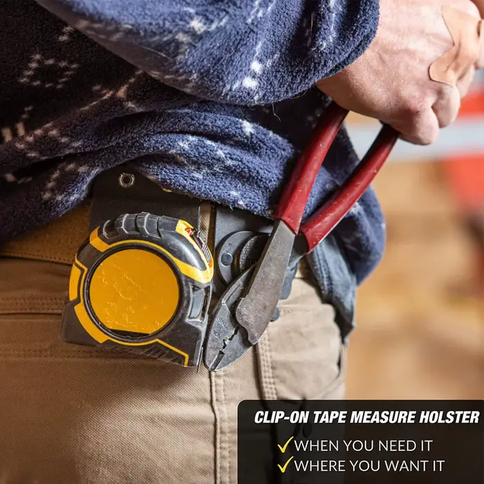 Support de ceinture pour perceuse, fixation rapide, étui pratique pour perceuse, crochet robuste en acier inoxydable pour outils électriques, compatible avec les ceintures jusqu'à 2 pouces.