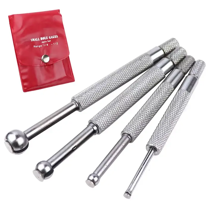 Jeu de jauges à petits trous, type à bille télescopique, jauge d'alésage de trou, outils de jaugeage