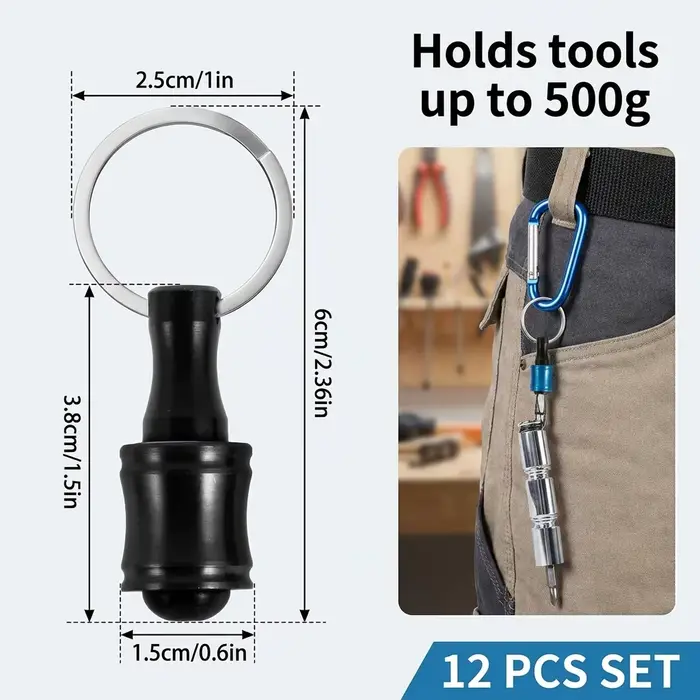 Lot de 12 embouts de tournevis avec support