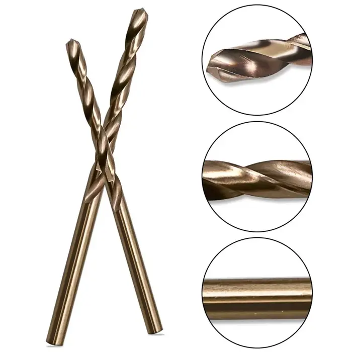 10 pièces/ensemble HSS M35 foret au Cobalt 1mm 1.5mm 2mm 2.5mm 3mm foret revêtu de Cobalt outil élec