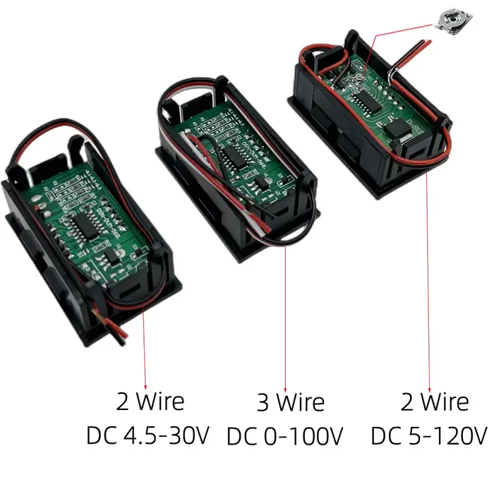 Voltmètre numérique DC 4.5V à 30V