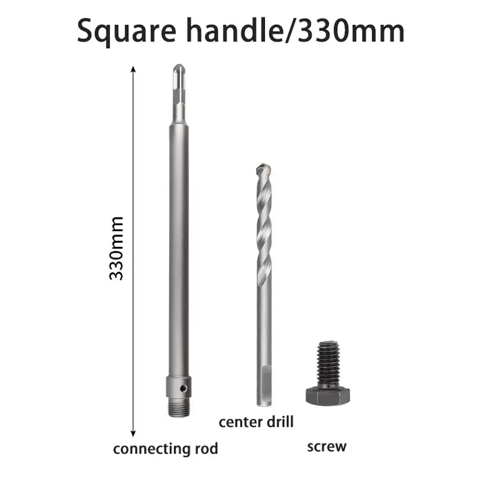 Couronne de perçage pour mur de béton