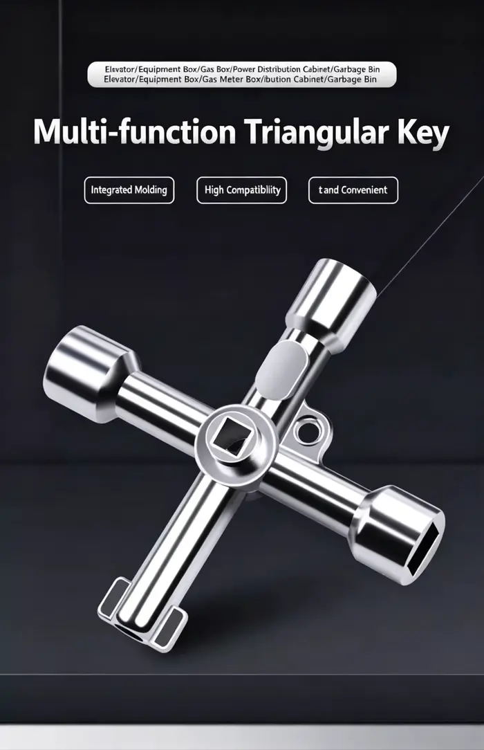 Clé multifonction pour robinet d'eau