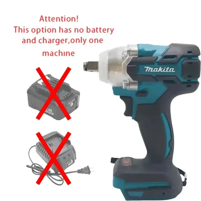 Clé à chocs électrique rechargeable sans balais Makita DTW285, 18V, couple élevé, clé à batterie au 
