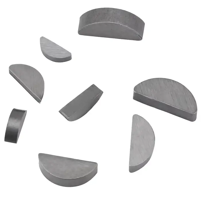 Jeu de clés métriques demi-lune en acier au carbone