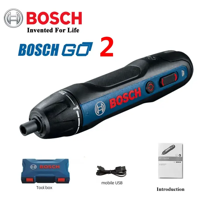 BOSwivel-Tournevis électrique sans fil professionnel, mini outils électriques rechargeables ménagers