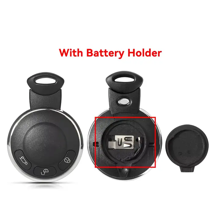 KEYYOU remplacement 3 boutons télécommande carte à puce voiture clé coque housse pour BMW Mini Coope