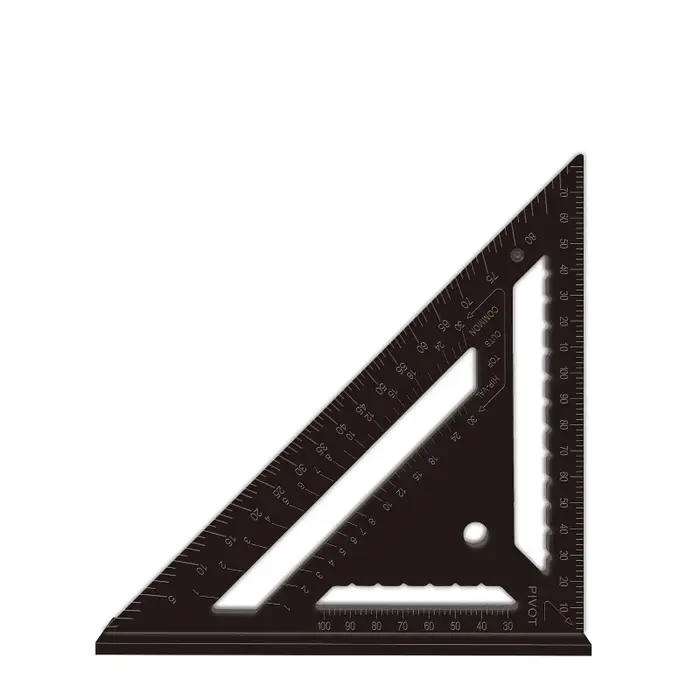 Règle triangulaire 7 pouces 12 pouces
