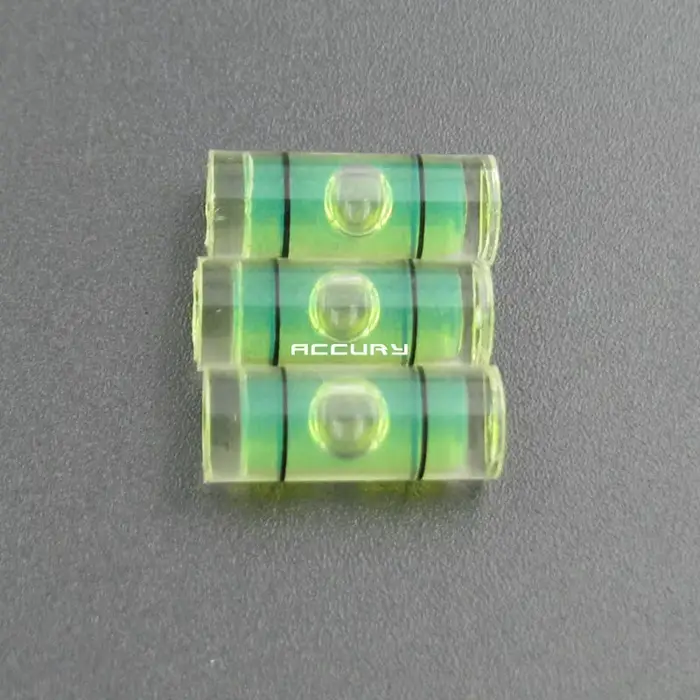 Mini niveau tubulaire en acrylique 6*15mm