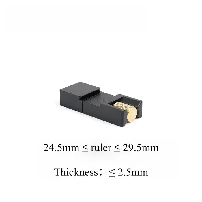 Règle de marquage et de positionnement avec bloc coulissant fixe, règle en acier de 30 cm, jauge de 