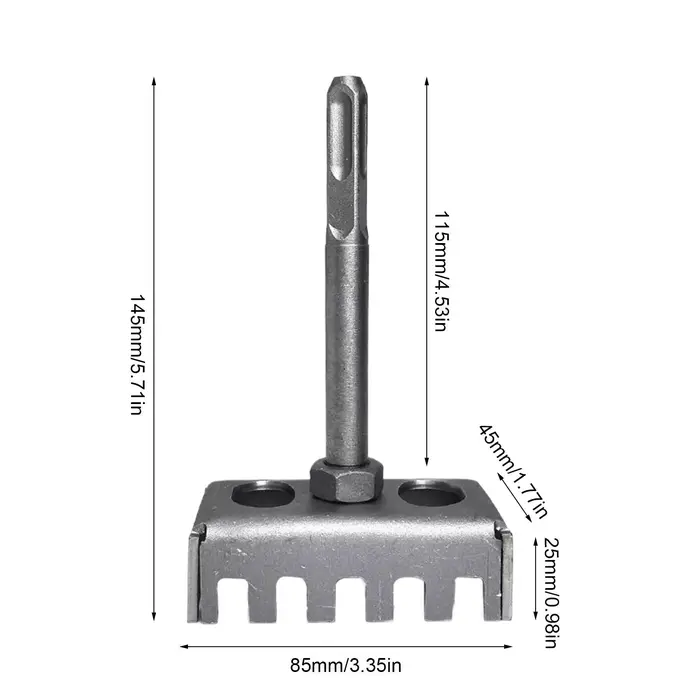 Perforateur de trous carrés en acier inoxydable pour boîtier de type 86