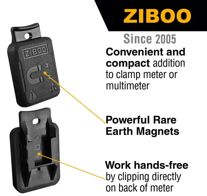 ZIBOO 69445 cintre magnétique sans sangle pour outils Klein pince compteurs et multimètres avec puissants aimants de terres rares