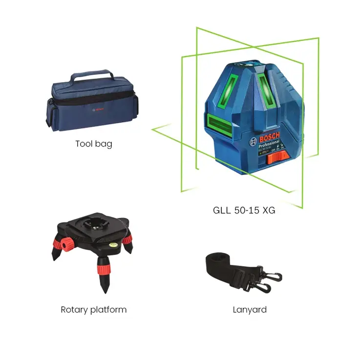 Bosch-Niveau laser professionnel à faisceau vert