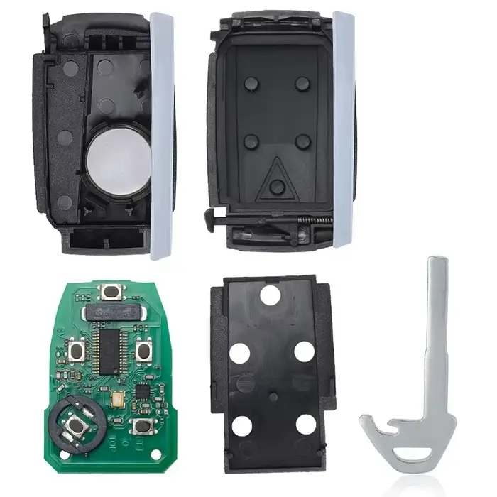 KEYECU 315/433MHz FSK ASK pour Jaguar XF XFR XK XKR XJ8 XK8 2007- 2009 2010 2011 clé à distance inte
