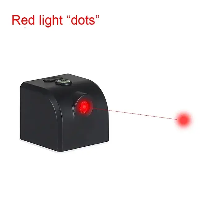 Niveau laser puissant, mini, lignes croisées horizontales et verticales, super vert, portable, avec 