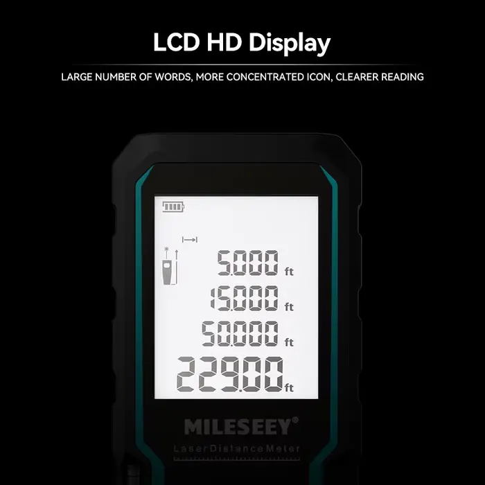 MILESEEY metre laser, telemetres laser