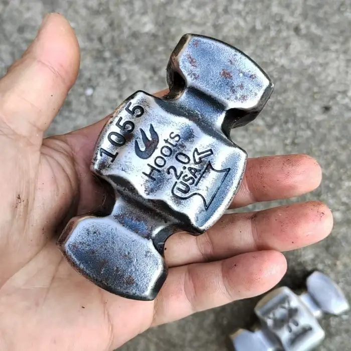 Tête de marteau artisan en acier à haute teneur en carbone
